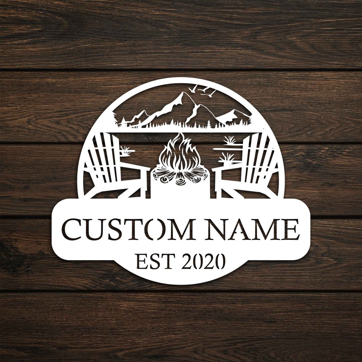 Metal Campfire Sign - Image 9