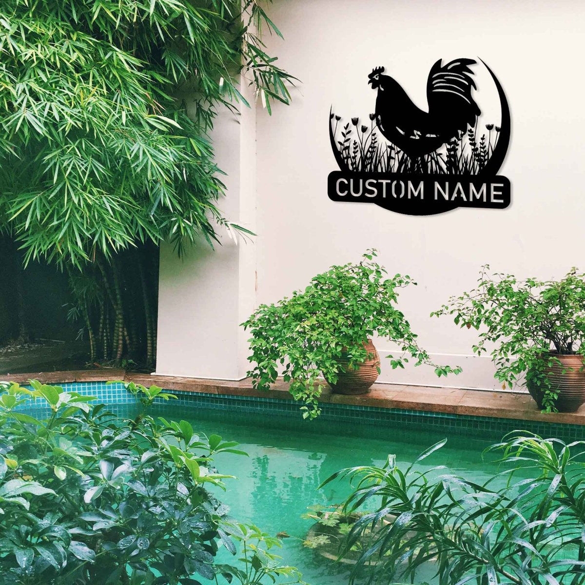 Metal Chicken Wall Decor - Image 9