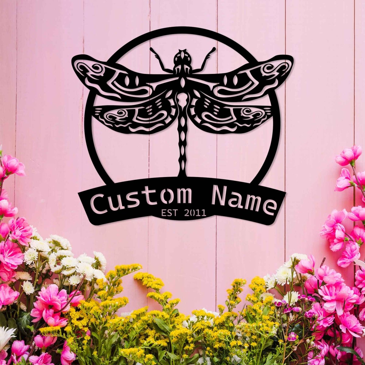 Metal Dragonfly Wall Decor - Image 3