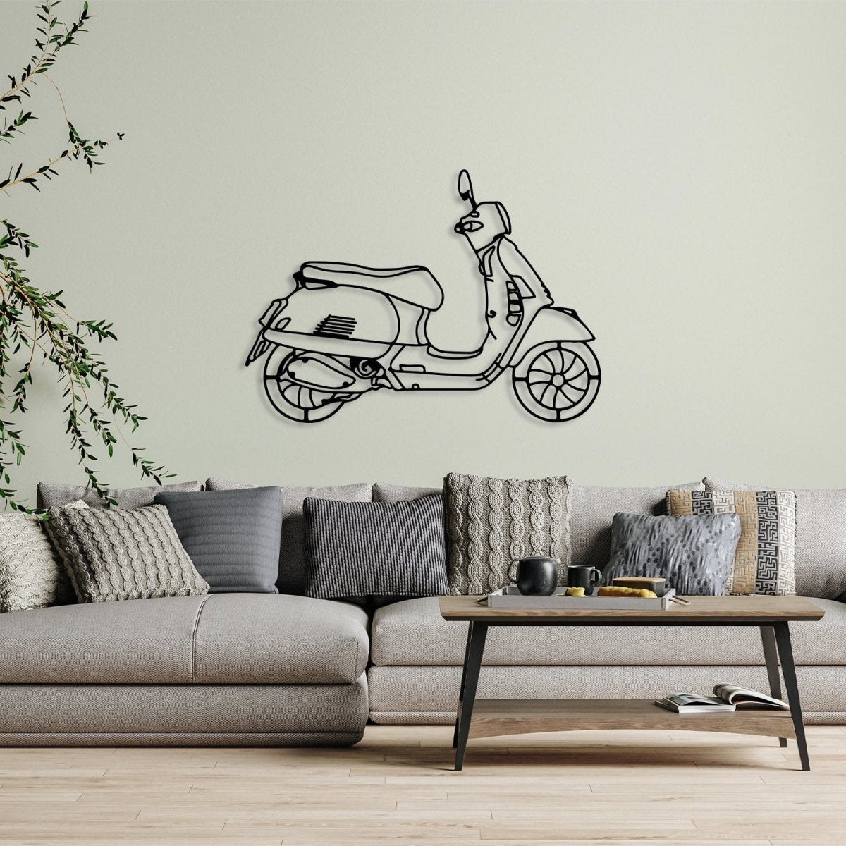 Metal Scooter Wall Art - Image 7