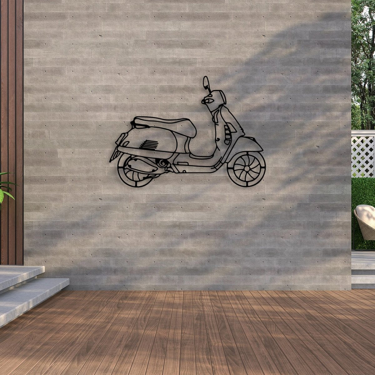 Metal Scooter Wall Art - Image 9