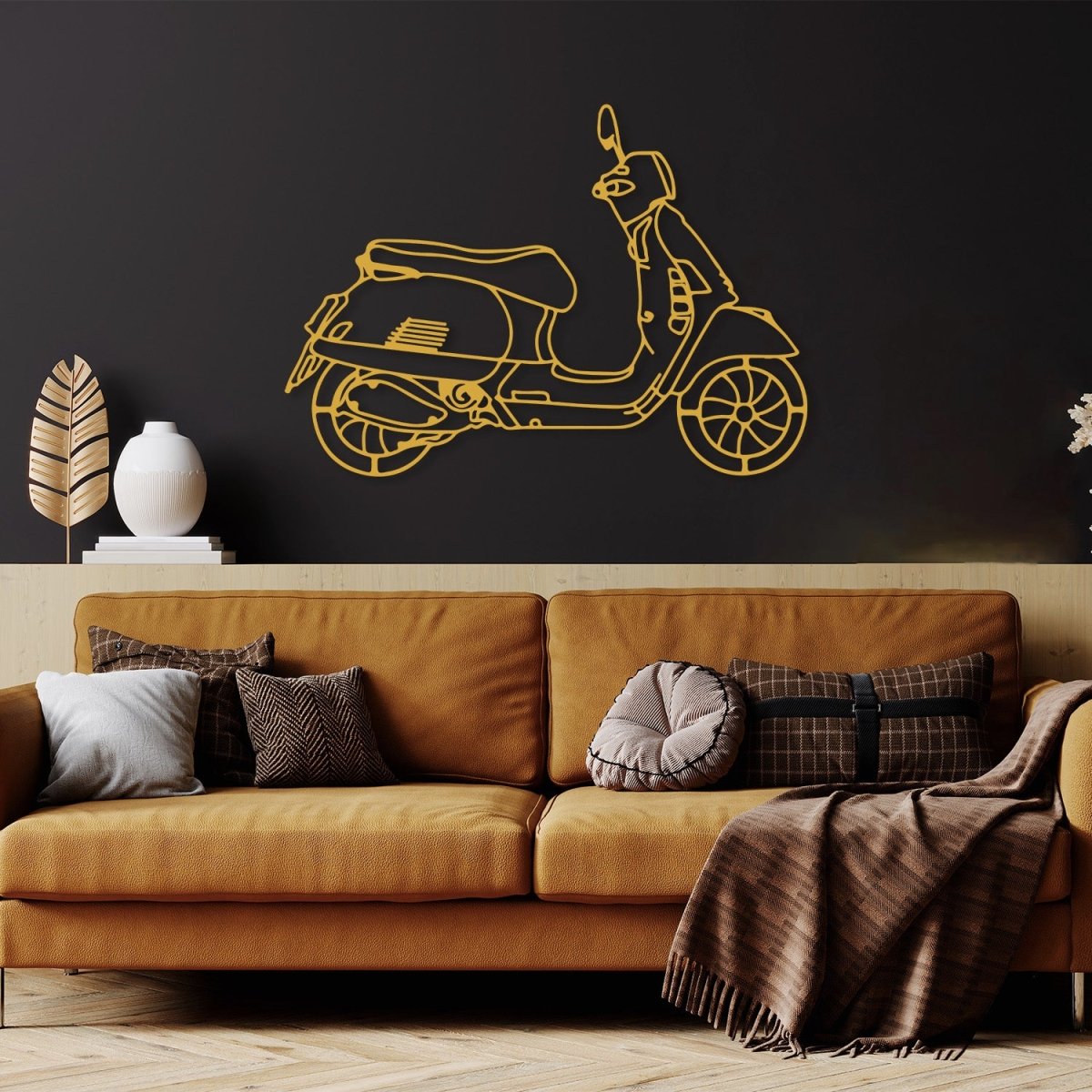 Metal Scooter Wall Art - Image 3
