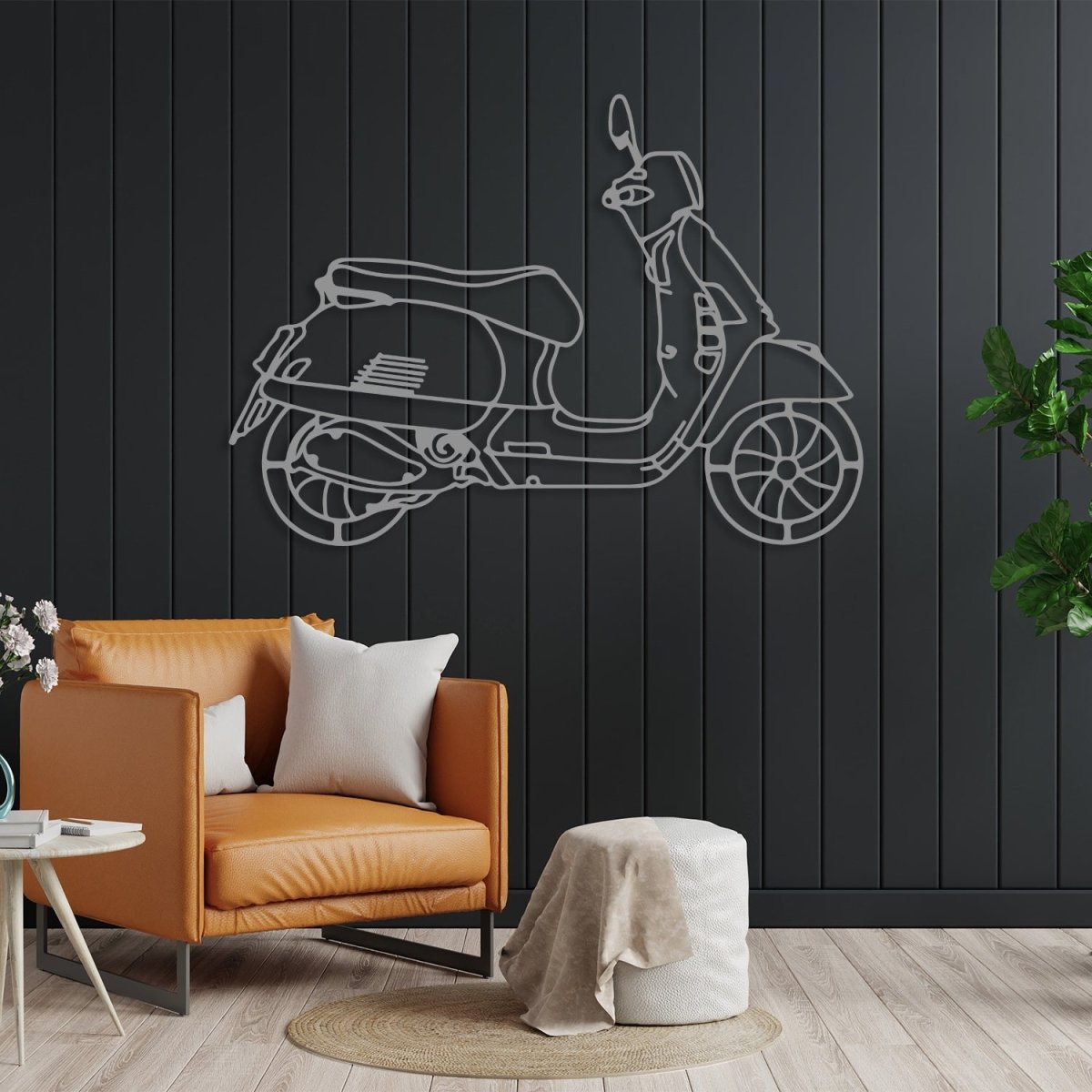 Metal Scooter Wall Art - Image 6