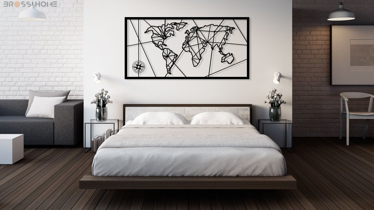 Metal World Map - Image 7