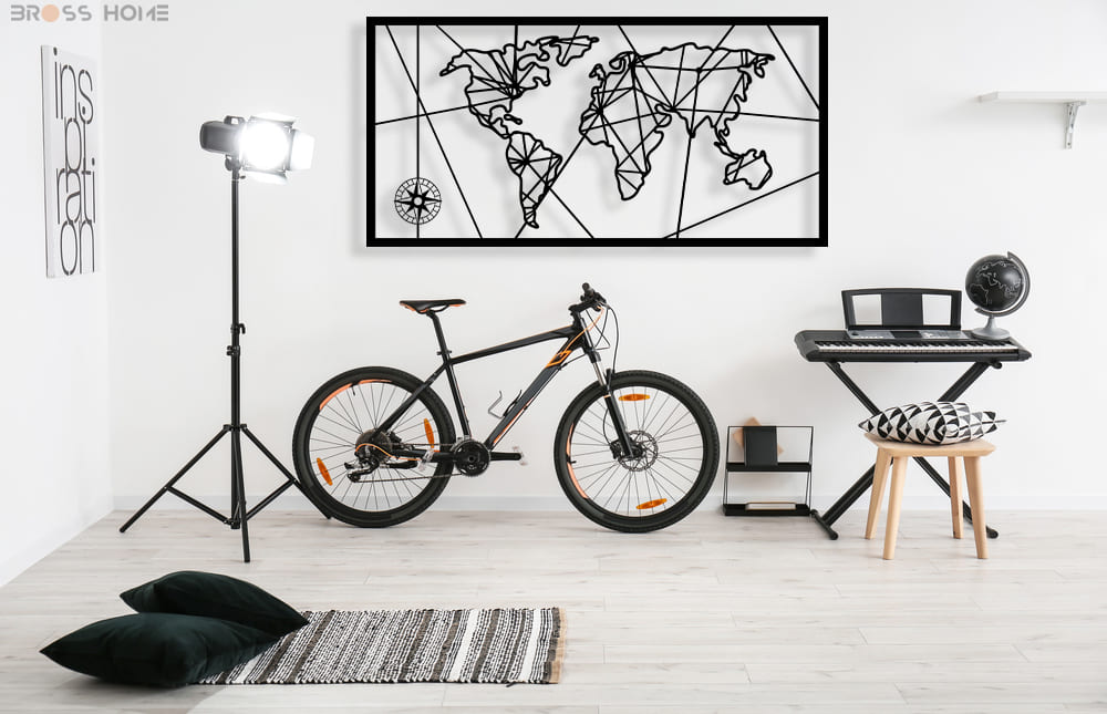 Metal World Map - Image 8