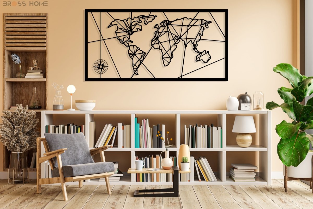 Metal World Map - Image 6