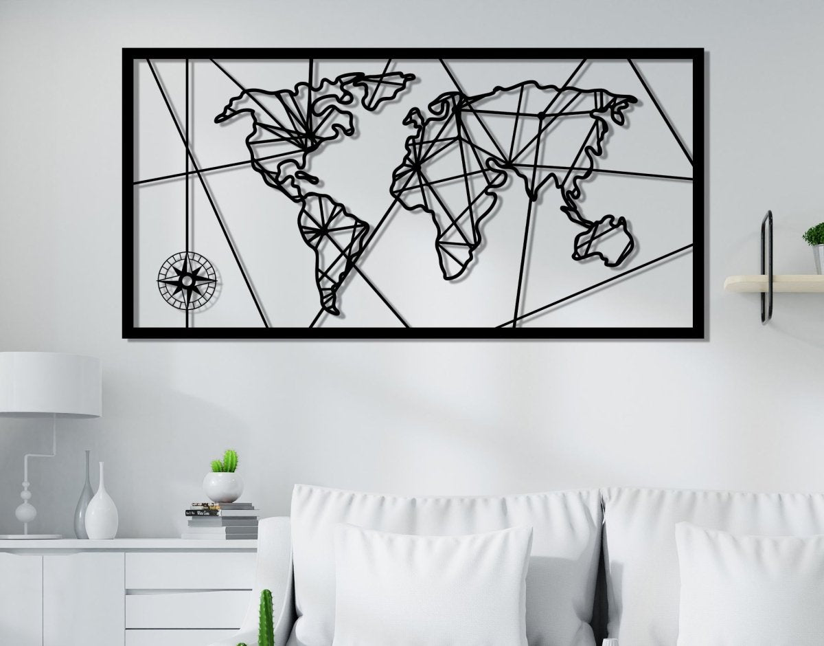 Metal World Map - Image 2