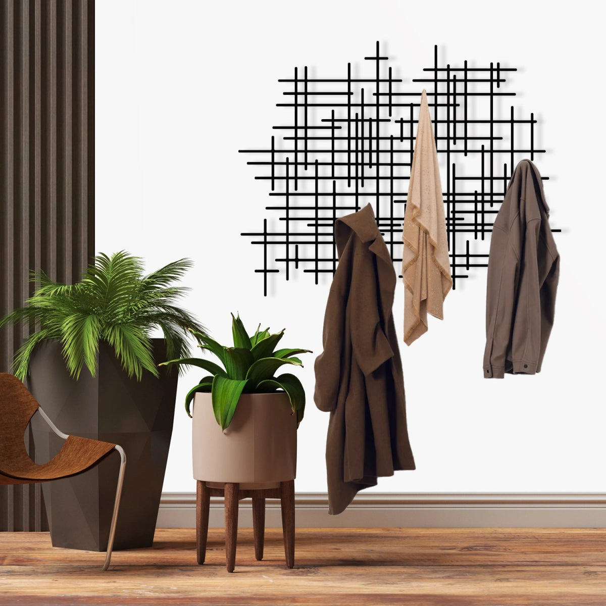 Modern Abstract Coat Rack - Image 5