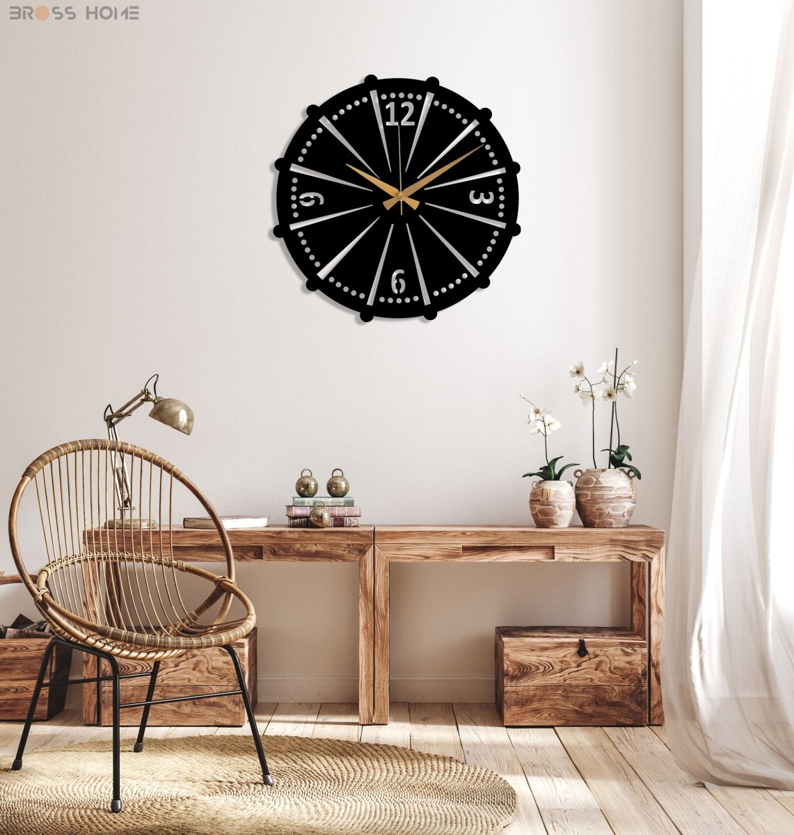 Modern Industrial Wall Clock Art - Image 6