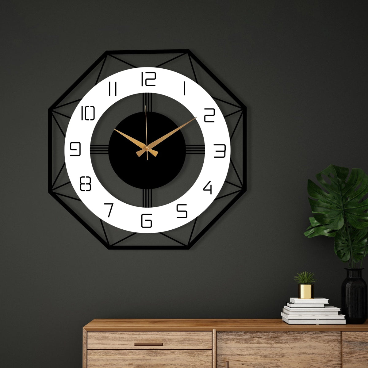 MODERN METAL WALL CLOCK - Image 3