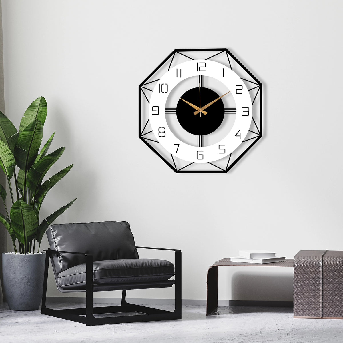 MODERN METAL WALL CLOCK - Image 2
