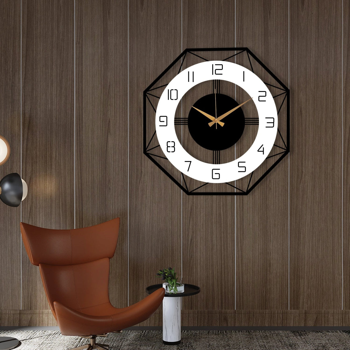 MODERN METAL WALL CLOCK - Image 5