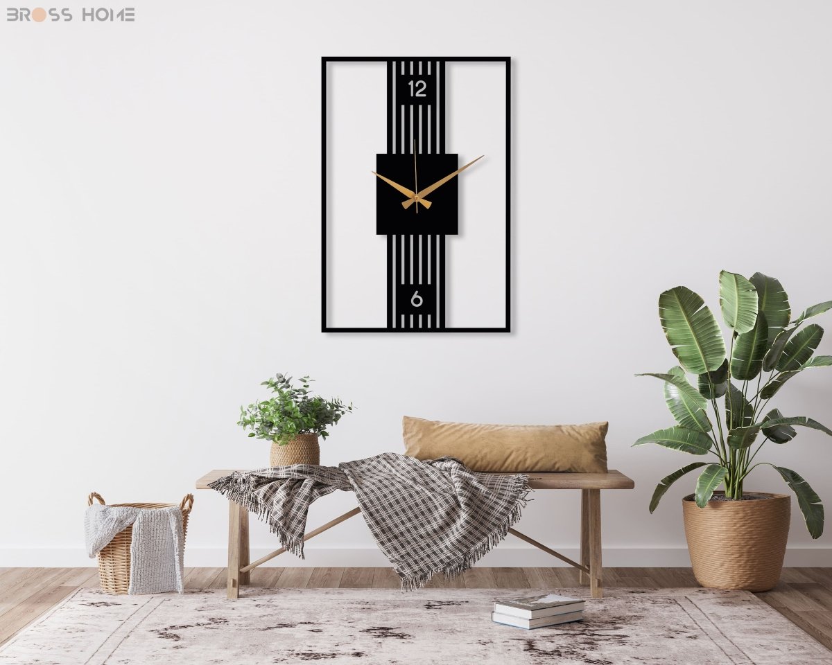 Modern Rectangle Wall Clock - Image 2
