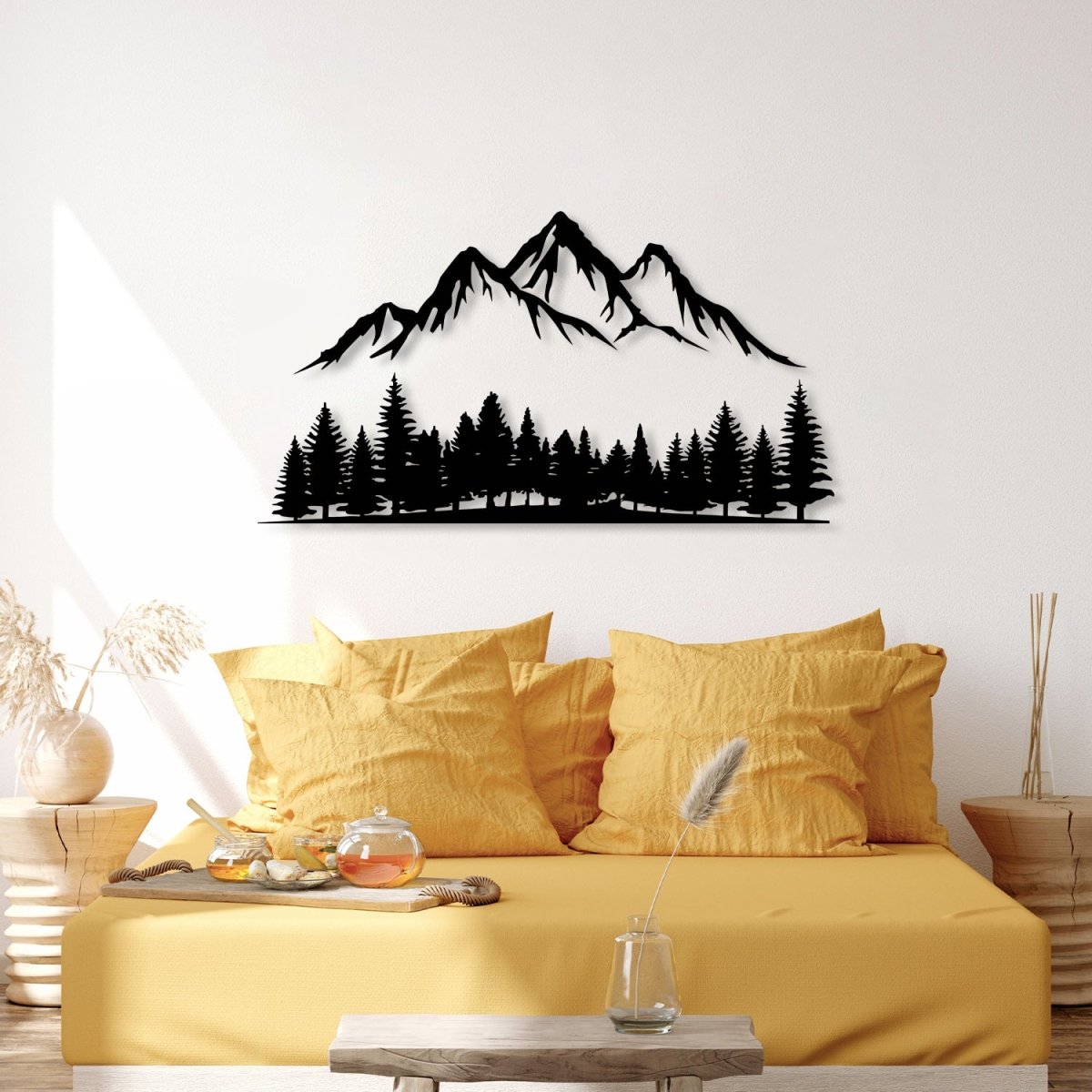 Mountain Forest Metal Wall Decor - Image 9