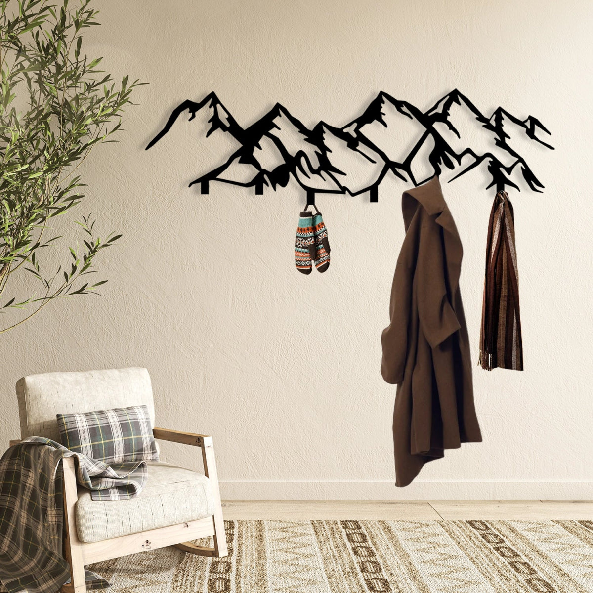 Mountain Range Metal Wall Hook - Image 6