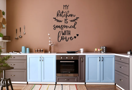 My Kitchen Is Seasoned With Love Metal Wall Sign - Image 5