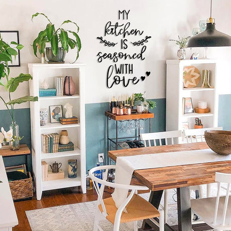 My Kitchen Is Seasoned With Love Metal Wall Sign - Image 6