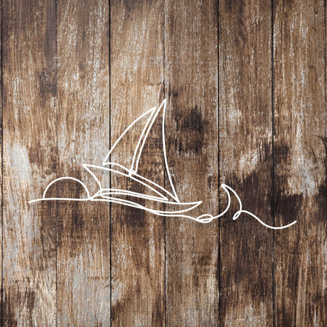 Ocean Waves & Sailboat Metal Wall Art - Image 9