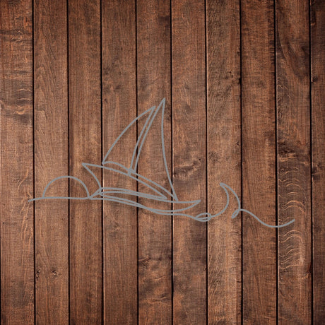 Ocean Waves & Sailboat Metal Wall Art - Image 8
