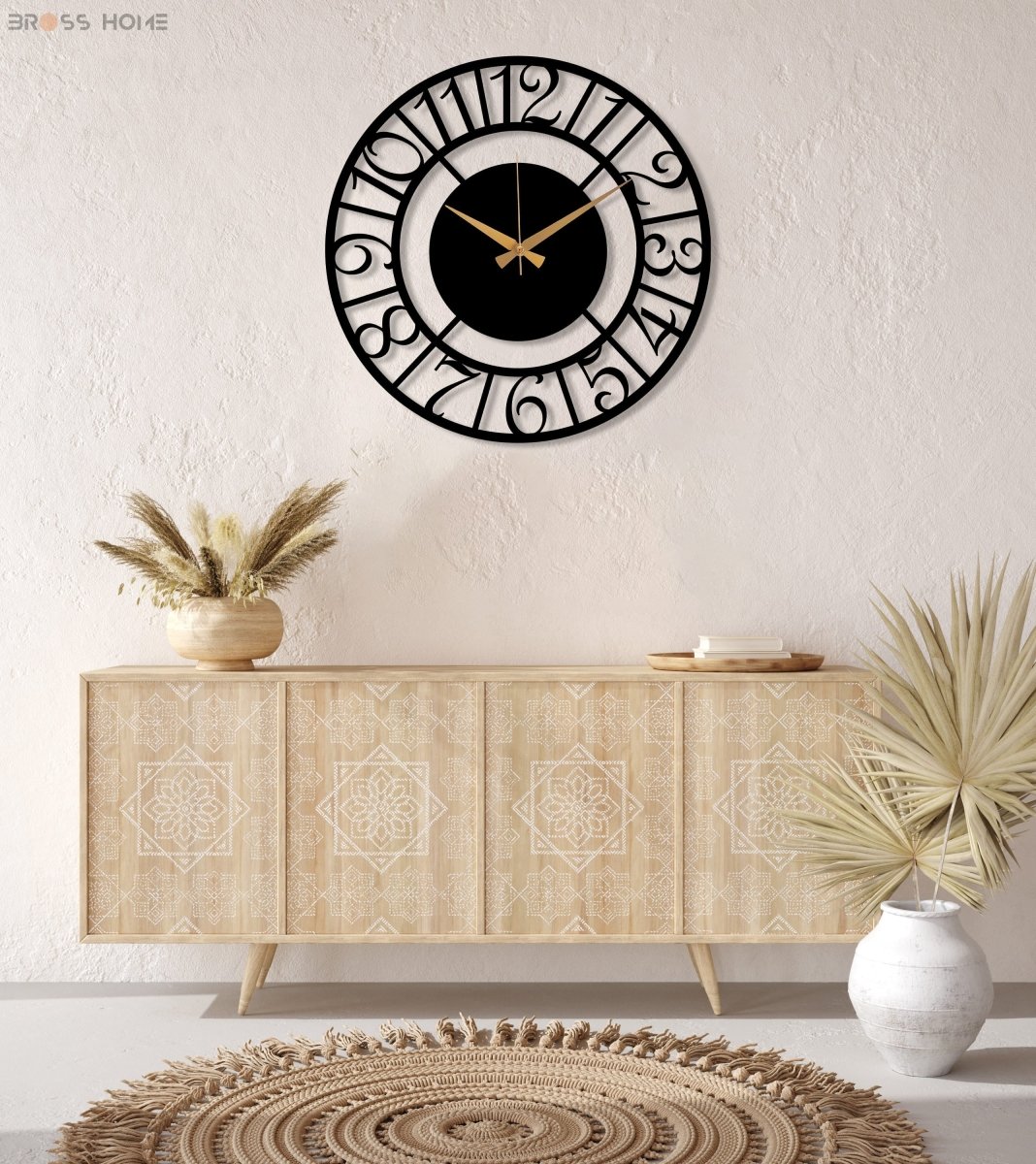 Oversized Metal Wall Clock - Image 2