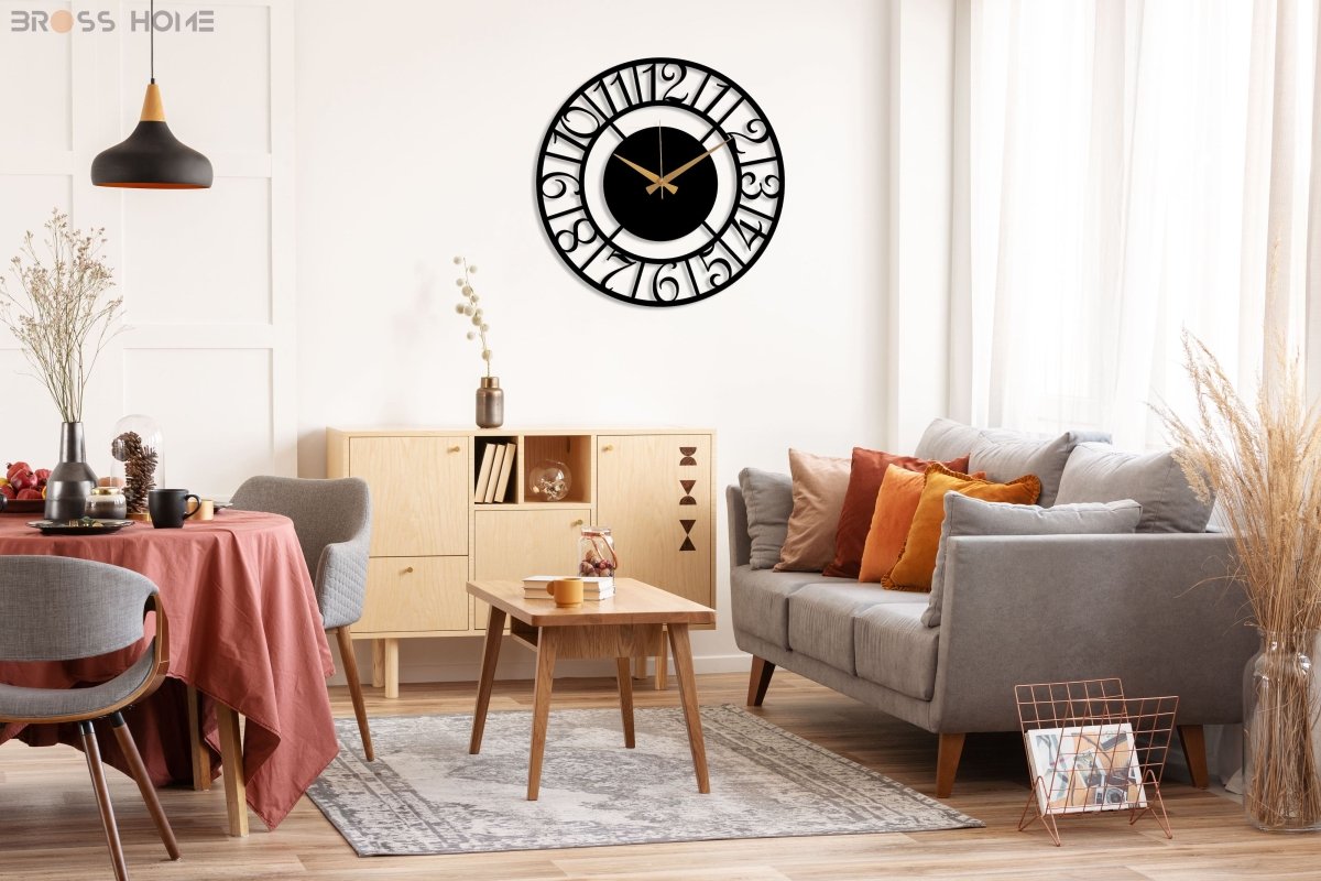 Oversized Metal Wall Clock - Image 6