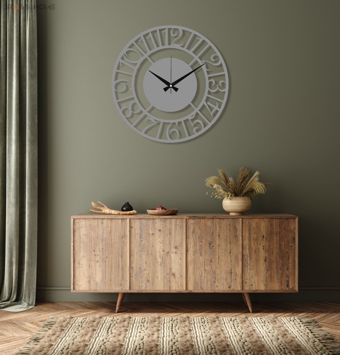 Oversized Metal Wall Clock - Image 5