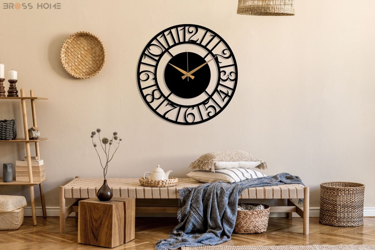 Oversized Metal Wall Clock - Image 4