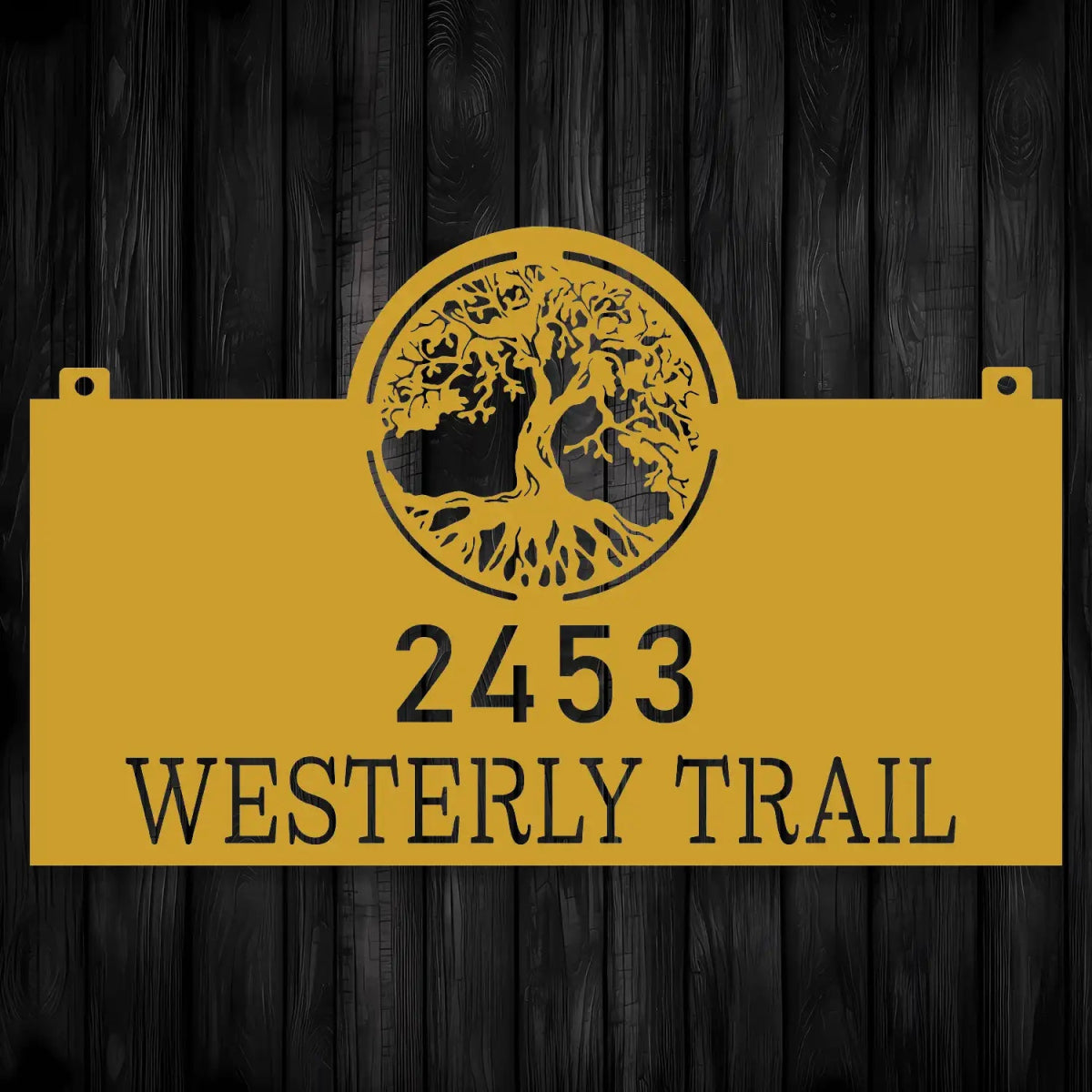 Personalized Address Ranch Sign - Image 7
