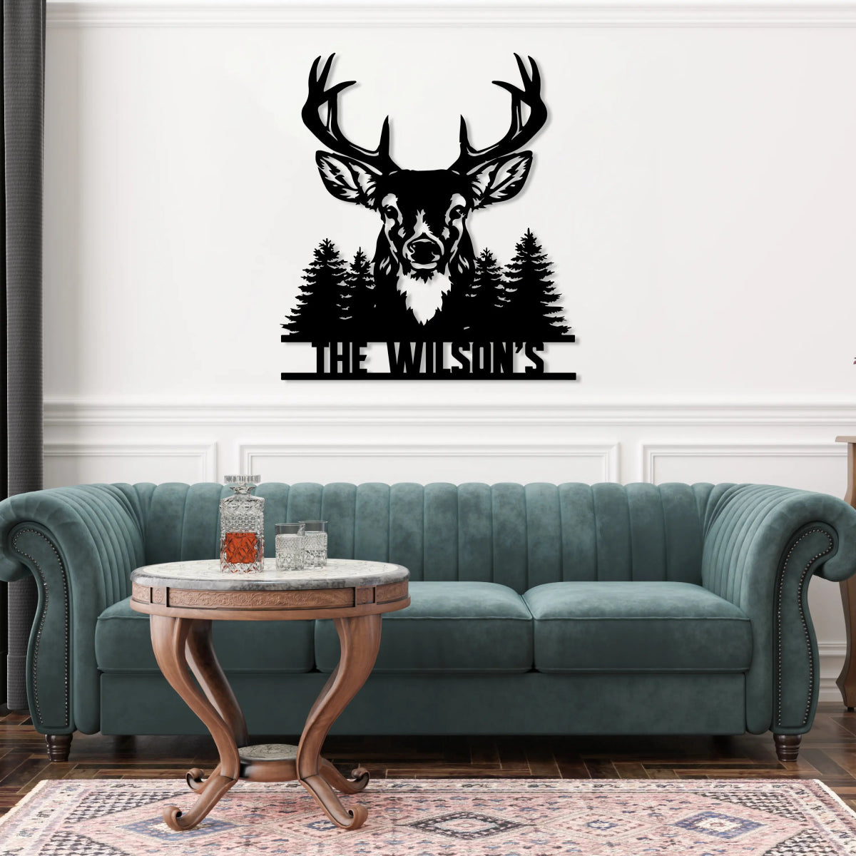 Personalized Deer Custom Metal Garden Sign Decor - Image 4