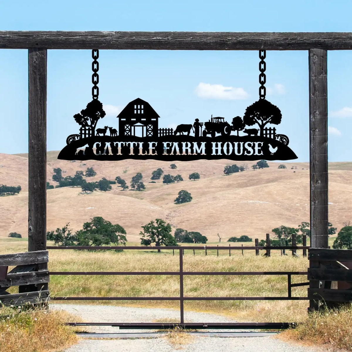 Personalized Farm House Metal Sign - Image 4
