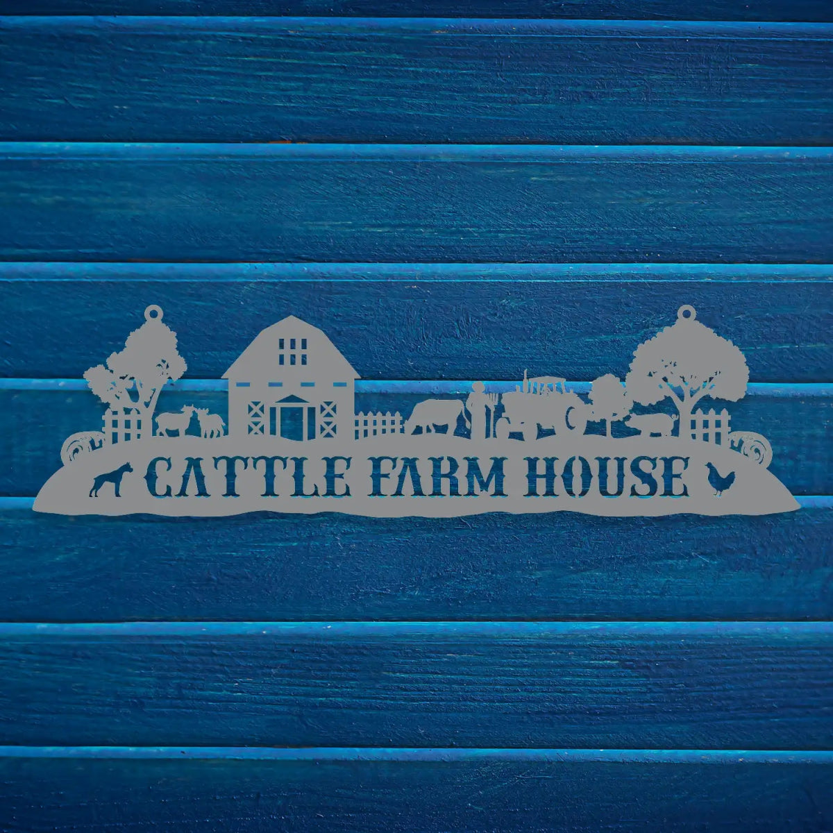 Personalized Farm House Metal Sign - Image 8