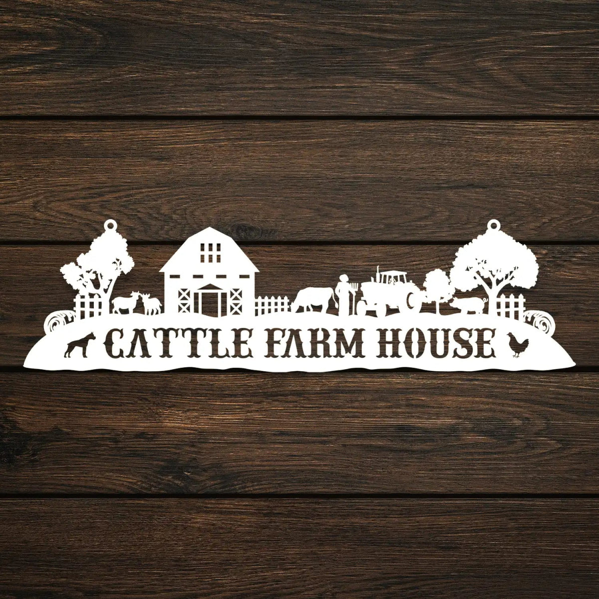 Personalized Farm House Metal Sign - Image 9