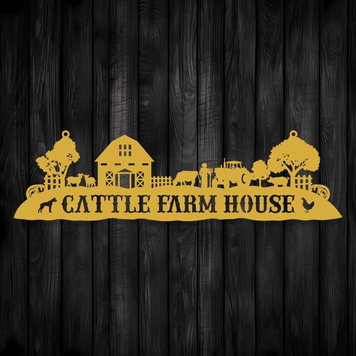 Personalized Farm House Metal Sign - Image 7
