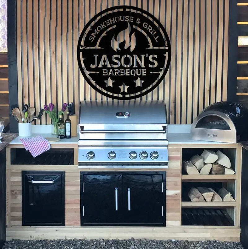 Personalized Metal BBQ (Barbeque) Sign - Image 3