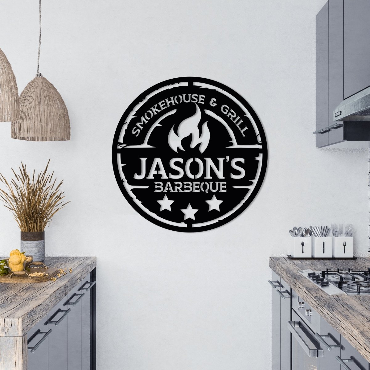 Personalized Metal BBQ (Barbeque) Sign - Image 2