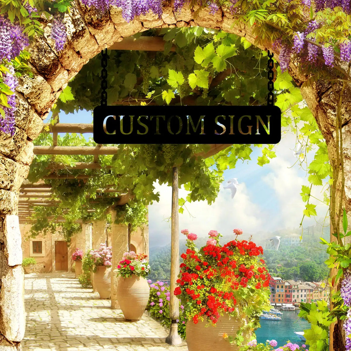 Personalized Outdoor Hanging Sign - Image 2
