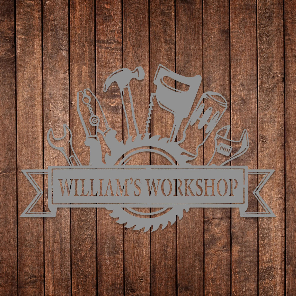 Personalized Workshop Metal Sign - Image 10