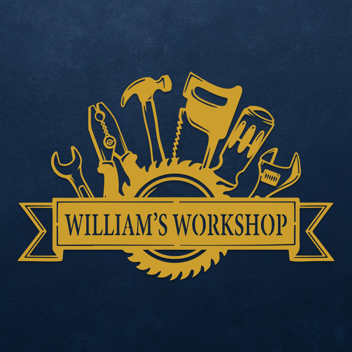 Personalized Workshop Metal Sign - Image 8