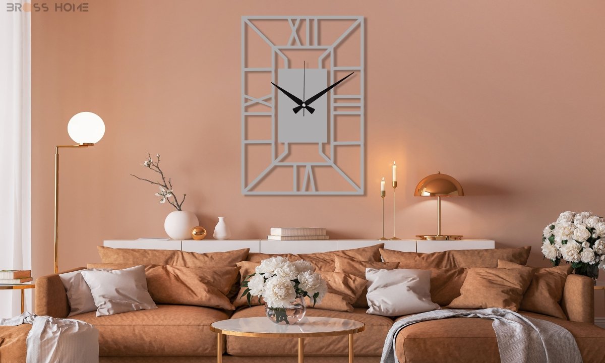 Rectangle Metal Wall Clock - Image 3