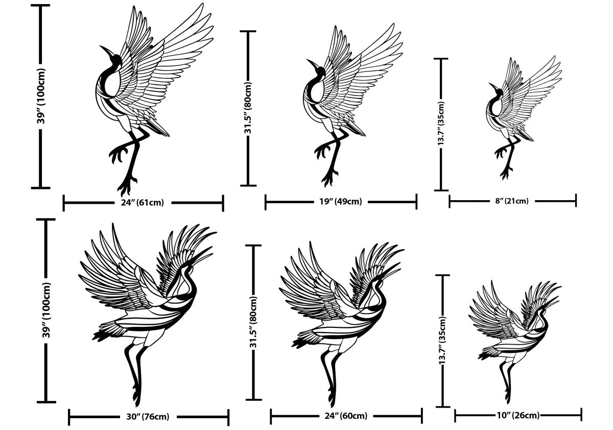 Sandhill Crane Metal Wall Art (Set of 2) - Image 10