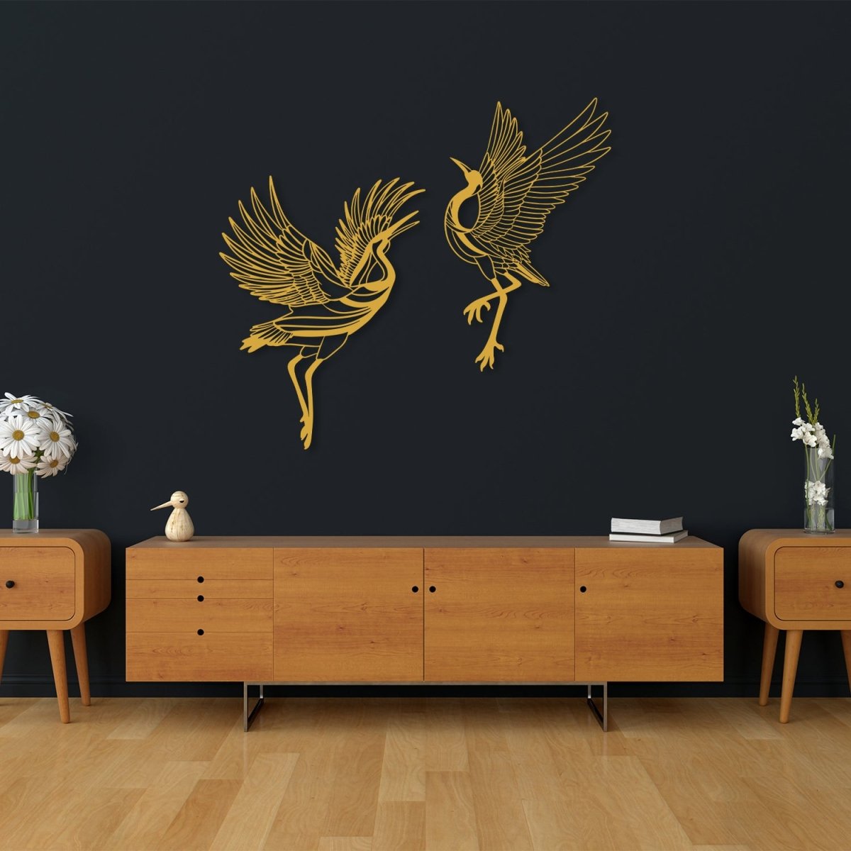 Sandhill Crane Metal Wall Art (Set of 2) - Image 3