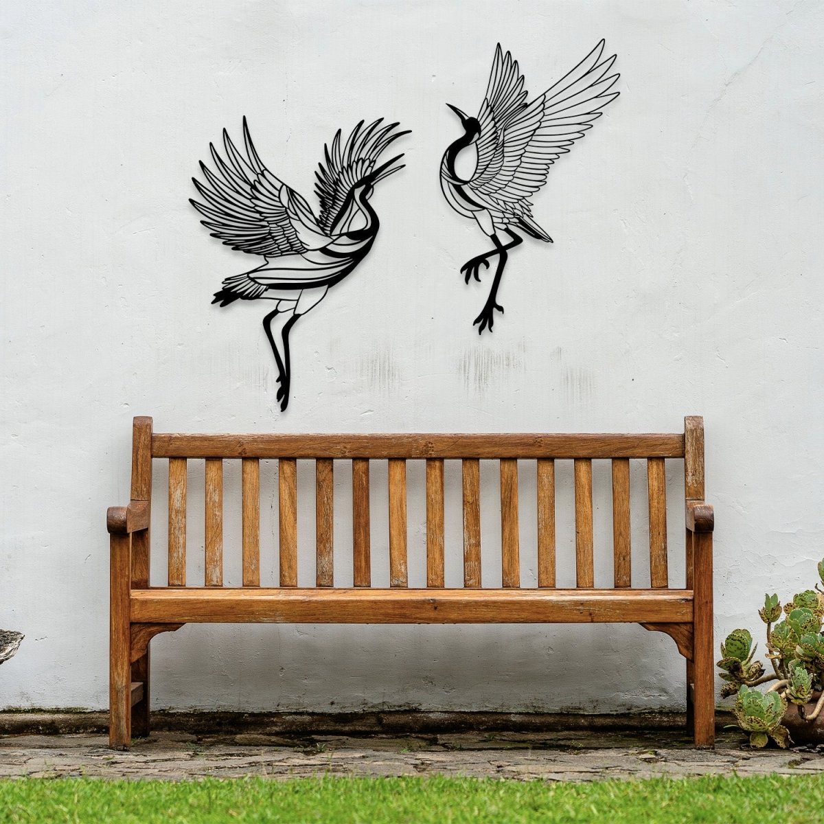 Sandhill Crane Metal Wall Art (Set of 2) - Image 9