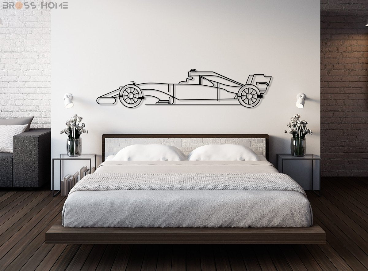 Sport Racing Car Silhouette Wall Art - Image 3