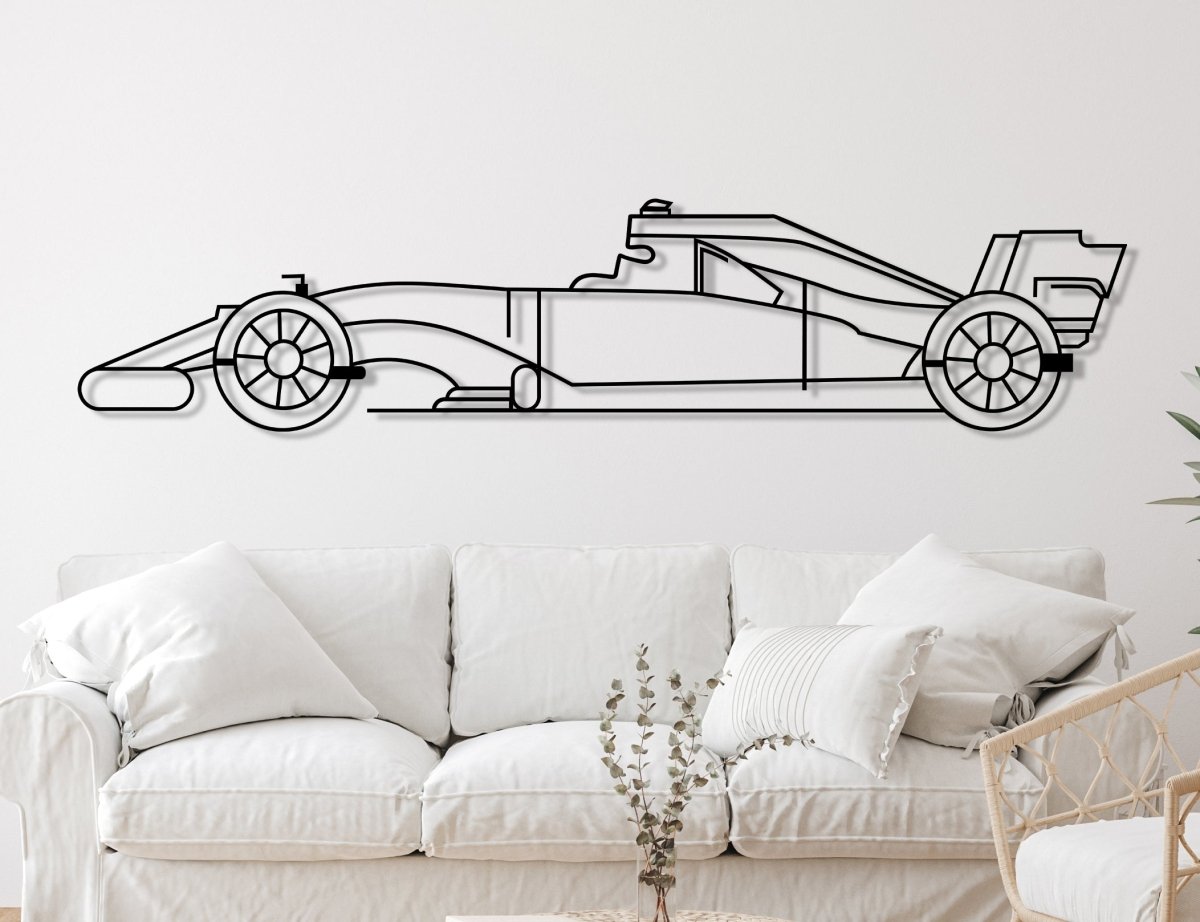 Sport Racing Car Silhouette Wall Art - Image 2