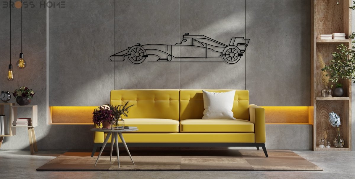 Sport Racing Car Silhouette Wall Art - Image 5