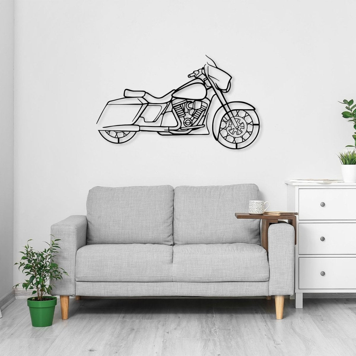 Street Glide - Motorcycle Metal Silhouette Wall Art - Image 8