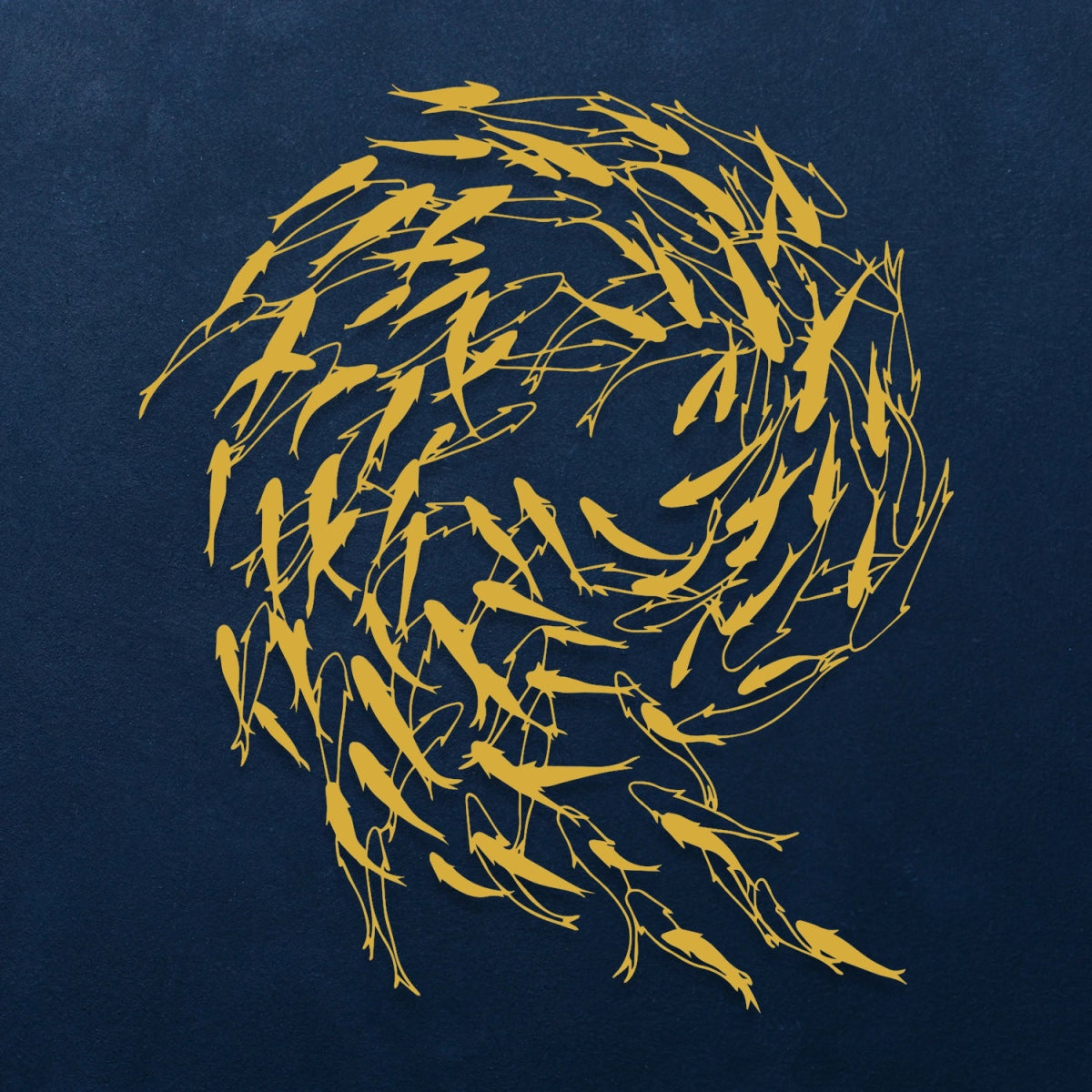 Swirling Fish Metal Wall Art - Image 7