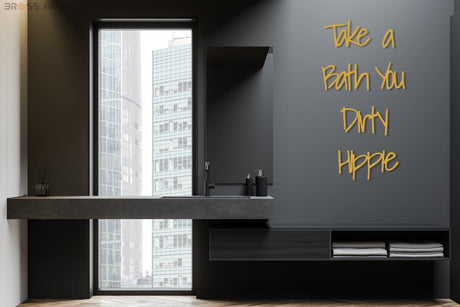 Take A Bath You Dirty Hippie Wall Art - Image 7