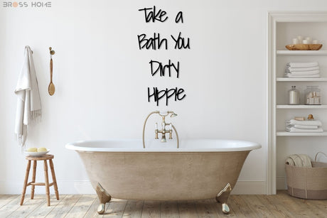 Take A Bath You Dirty Hippie Wall Art - Image 5