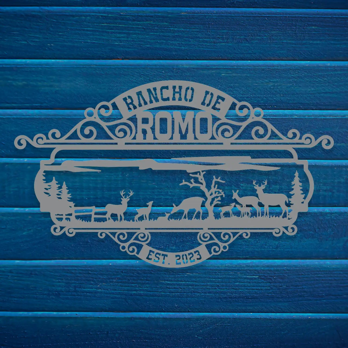 The Rancho de Romo Custom Metal Sign - Image 8